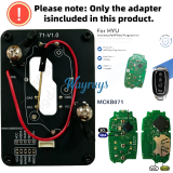 MCKB071 Hyundai adapters for Nxp killer,1 Minute Clone NXP Smart Key, Support all NXP smart original or aftermarket key fob