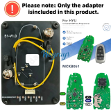 MCKB051 Hyundai adapters for Nxp killer,1 Minute Clone NXP Smart Key, Support all NXP smart original or aftermarket key fob
