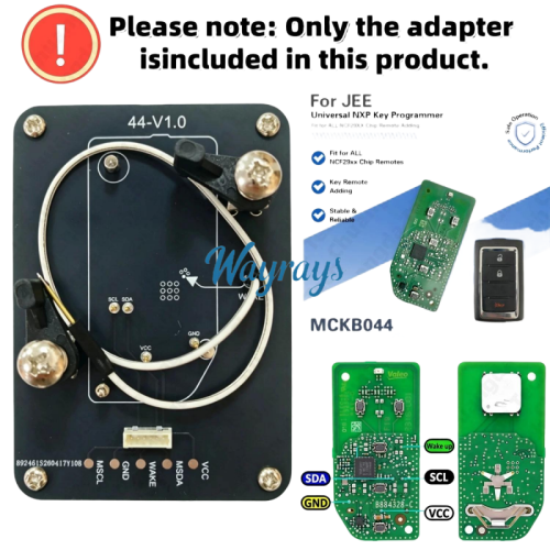 MCKB044 Jeep adapters for Nxp killer,1 Minute Clone NXP Smart Key, Support all NXP smart original or aftermarket key fob