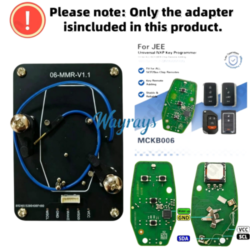 MCKB006 Jeep adapters for Nxp killer,1 Minute Clone NXP Smart Key, Support all NXP smart original or aftermarket key fob