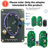 MCKB058 Hyundai adapters for Nxp killer,1 Minute Clone NXP Smart Key, Support all NXP smart original or aftermarket key fob