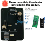 MCKB149 Motor adapters for Nxp killer,1 Minute Clone NXP Smart Key, Support all NXP smart original or aftermarket key fob