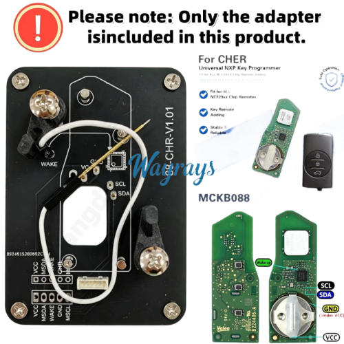 MCKB088  Chery adapters for Nxp killer,1 Minute Clone NXP Smart Key, Support all NXP smart original or aftermarket key fob
