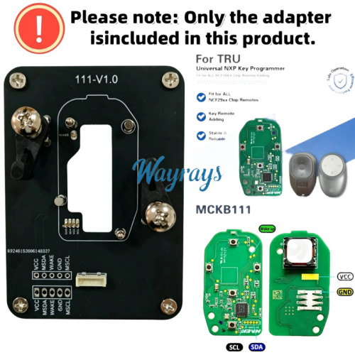 MCKB111  Trumpchi adapters for Nxp killer,1 Minute Clone NXP Smart Key, Support all NXP smart original or aftermarket key fob