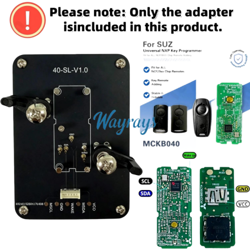 MCKB040 Motor adapters for Nxp killer,1 Minute Clone NXP Smart Key, Support all NXP smart original or aftermarket key fob