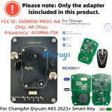 MCKB011  Changan adapters for Nxp killer,1 Minute Clone NXP Smart Key, Support all NXP smart original or aftermarket key fob