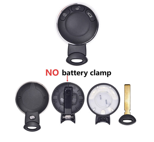 [no battery clamp]  For BMW mini cooper key  without logo