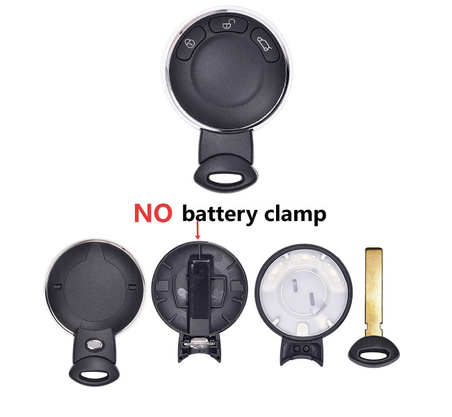 [no battery clamp]  For BMW mini cooper key  without logo