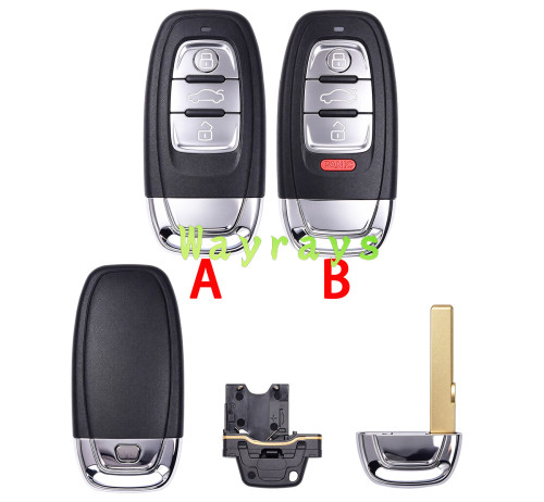 For Audi key shell without logo