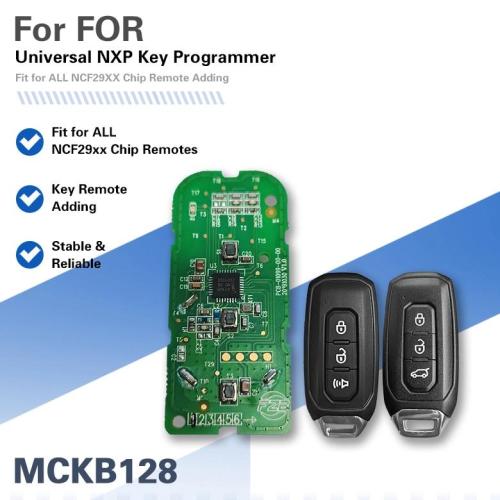 MCKB128 Ford adapters for Nxp killer,1 Minute Clone NXP Smart Key, Support all NXP smart original or aftermarket key fob