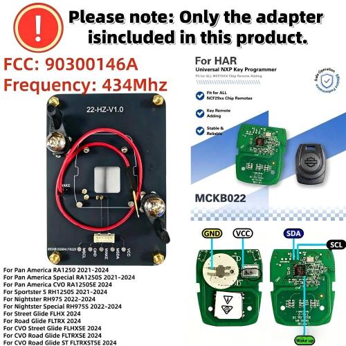 MCKB022 Motor adapters for Nxp killer,1 Minute Clone NXP Smart Key, Support all NXP smart original or aftermarket key fob