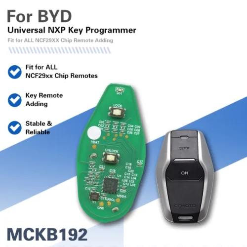 MCKB192 BYD adapters for Nxp killer,1 Minute Clone NXP Smart Key,