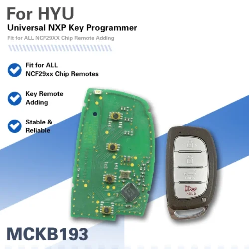 MCKB193 Hyundai adapters for Nxp killer,1 Minute Clone NXP Smart Key,