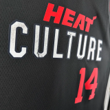 23-24 HEAT HERRO #14 Black City Edition Top Quality Hot Pressing NBA Jersey (V领）