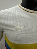 2024 Colombia 100th Anniversary Commemorative Edition Long Sleeve Player Soccer Jersey 长袖球员