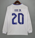 21-22 RMA Home Long sleeves Soccer Jersey