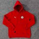 2024 Man City Red Fleece Hoodie