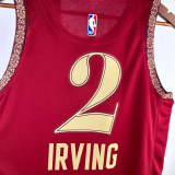 23-24 Cleveland Cavaliers IRVING #2 Red City Edition Top Quality Hot Pressing NBA Jersey