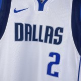 2023 Dallas Mavericks IRVING#2 White Home Top Quality Hot Pressing Kids NBA Jersey