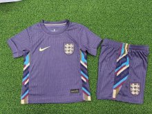2024 Englande Europe Cup Away Player Version Kids Soccer Jersey