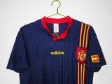1996 Spain Away Retro Soccer Jersey