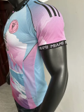 25-26 Inter Miami Pink Blue Special Edition Player Version Soccer Jersey