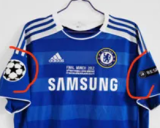 2011-2012 CHE Home UCL Edition Retro Long Sleeve Soccer Jersey