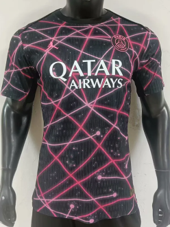 25-26 PSG Red Black Special Edition Player Version Training shirts