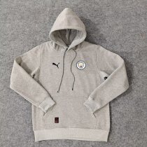 2024 Man City Gray Fleece Hoodie