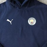 2024 Man City Dark blue Fleece Hoodie