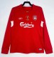 2004-2005 LIV Home Long sleeves Retro Soccer Jersey