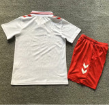 2024 Denmark European Cup Away Kids Soccer Jersey