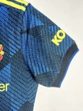 2021-2022 Man Utd Third Player Version Retro Soccer Jersey