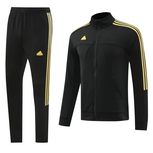 2024 AD Black Jacket Tracksuit