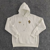 2024 JUV White Fleece Hoodie