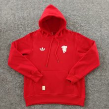 2024 Man Utd Red Fleece Hoodie