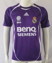 2006-2007 RMA  Away Retro Soccer Jersey