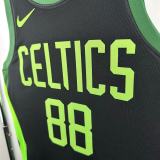 24-25 CELTICS QUETA #88 Black City Edition Top Quality Hot Pressing NBA Jersey