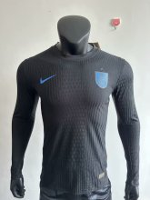 25-26 England Away Long Sleeve Player Version Soccer Jersey (长袖球员)