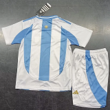 2024 Argentina Home Fans Kids Soccer Jersey