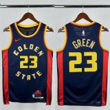 24-25 WARRIORS GREEN #23 Royal blue City Edition Top Quality Hot Pressing NBA Jersey