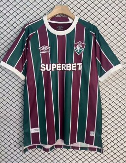 25-26 Fluminense Home Fans Soccer Jersey
