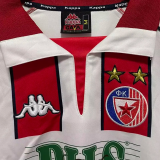 1999-2001 Red Star Home Retro Long Sleeve Soccer Jersey