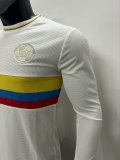 2024 Colombia 100th Anniversary Commemorative Edition Long Sleeve Player Soccer Jersey 长袖球员