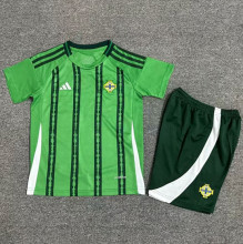 2024 Northern Ireland Home Fans Version Kids Soccer Jersey
