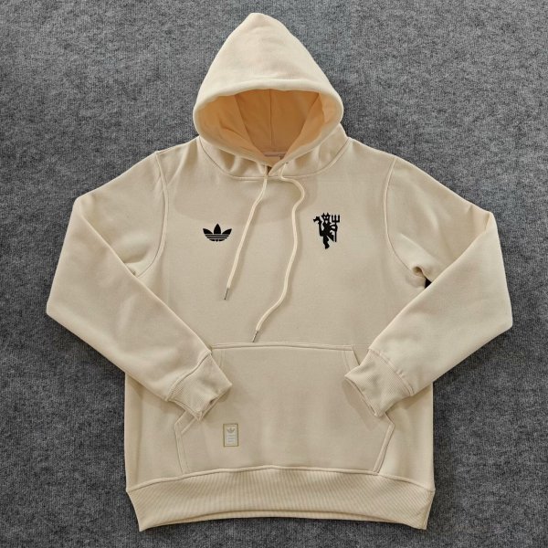 2024 Man Utd Apricot Fleece Hoodie