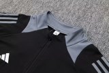2024 AD Black Half Pull Tracksuit