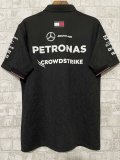 2024 F1 Benz New Pattern Short Sleeve Racing Suit