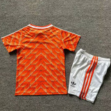 1988  NetherIands Home Retro Kids Soccer Jersey