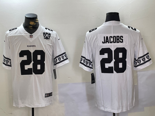 2024 NFL Las Vegas Raiders New Pattern Jersey